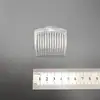Peine simple de fábrica directo hecho a mano diy accesorios inferiores accesorios para el cabello flequillo peine para el cabello 13 dientes peine de plástico de protección ambiental