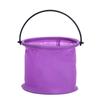 Cubo plegable estudiante de arte pintura acuarela pincel cubo para lavar exterior portátil pesca lavado de autos cubo de plástico portátil