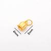 Ping An Joy Colgante de Oro Arena Colgante Pulsera DIY Accesorios de Pulsera Gufa Oro Marca Xiaofu Accesorios de Cuentas de Campana