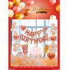Traje de baño Celebridad de Internet Escena de Fiesta de Cumpleaños Diseño traje Oso Feliz Cumpleaños Banner de Globos Vestir Atmósfera Vida