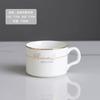 Juego de Taza de Café de Cerámica Pintada a Mano Oro Taza y Platillo Británico Hotel Europeo Americano Taza para Café Leche Té Se Puede Agregar Logo