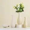 Vaso Cerâmico Simples Shumen, Novo Estilo Chinês Luxo Leve Decoração para Casa para Sala de Estar e Sala de Jantar, Ornamento de Mesa, Arranjo de Flores, Recipiente para Flores Hidropônicas