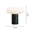 Lámpara de mesa para dormitorio, diseño nórdico simple y moderno, lámpara de noche decorativa de mármol de alta gama para hotel y casa de huéspedes