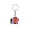 Chaveiro de PVC Nota Musical Metal Criativo Acessório para Bolsa Instrumento Musical Pingente Presente de Aniversário Pequeno Presente Chaveiro DIY