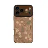 Adecuado para funda de teléfono Apple 17pm, iPhone 15 silicona, 16 tuerca floral con cordón, 18pro retro otoño e invierno
