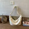 Bolsa Transversal de Ombro Único Casual e Estilosa Minimalista Shuai Mi Home com Textura da Moda, Novo Modelo 2026 Bolsa Dumpling de Nicho