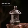 Adorno de Cerámica Estilo Chino Ge Ware Pétalo de Flor para Té, Juguete para Té, Bandeja de Té para Coche, Decoración de Maceta, Figura de Monje Pequeño, Artículo Premium de Alta Gama
