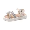 Chinelos Infantis, Sapatos Brilhantes de Princesa, Novo Estilo Verão 2026 Chinelos Infantis, Sapatos de Encaixe Estilosos para Meninas Pequenas