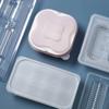 Caja de embalaje de blíster de PP para alimentos caja de embalaje personalizada caja de embalaje para helado pan al vapor caja de embalaje desechable para bollos rellenos al vapor congelados al por mayor