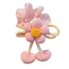 Nuevo Coletero de Flores Tejido para Niñas, Banda para Moño, Cuerda para Cola de Caballo de Alto Valor para Niñas Pequeñas