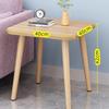 Mesa auxiliar sencilla para casa de alquiler, mesa auxiliar para sofá, mesa de centro, mesa de noche móvil para dormitorio, apartamento pequeño, estante de almacenamiento