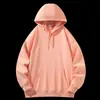 Sudadera con capucha deportiva de peso pesado de 420 g con forro polar al por mayor personalizada otoño e invierno 2026 sudadera con capucha básica holgada estilo americano para hombre
