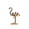 Ornamento de Flamingo de Luxo Leve Nórdico Decoração de Sala de Estar Gabinete de TV Ornamento Criativo de Alto Padrão para Sala Modelo