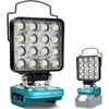 Adequado para Bateria Makita 18V 14.4V Carregamento Rápido Tipo-C USB Luz de Trabalho Led 7 polegadas 8 polegadas