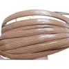 Material de reparación para silla de ratán PE cuerda de tejido plástico hecha a mano DIY canasta pequeña banco canasta tira de ratán redonda plana para hacer