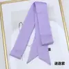 200cm * 5cm Europeo y Americano Monocromo Color Sólido Hecho a Mano Cinta Alargada Bolsa de Atar Bufanda Pequeña Profesional Bufanda Bufanda Bufanda