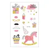Nuevo Sticker de Tatuaje de Dibujos Animados Impermeable Original Lindo Niños Princesa Sueño Sticker de Tatuaje de Dibujos Animados Sticker de Tatuaje Divertido