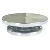Ferramentas para Cerâmica Mesa Giratória Liga de Alumínio Mesa Giratória Fábrica de Cerâmica Escultura Manual em Argila Ferramentas para Decorar Pintura Mesa Giratória Manual
