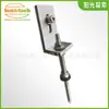 Pieza de Fijación en L de Aluminio, Clip Accesorio para Riel de Techo, Juego de Tornillos de Doble Cabeza y Clavos con Textura de Madera para Accesorios de Soporte Fotovoltaico