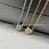 Modelo más vendido de Alemania 2026: Collar de OVNI con Diamante Único Chapado en Oro V con Artesanía CNC, Ultra Brillante y Compacto