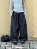 Otoño 2026 Nuevo Llegada Overoles para Niñas Cordón Botones Pierna Ancha Pantalones Versátiles Elegantes Casuales Pantalones Largos Cuadros Modernos