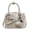 Popular bolso de concha para mujer 2025 nueva tendencia bolso bowling ocio portátil bolso diagonal viajero bolso de mano pequeño