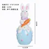 Decoraciones de Pascua de Nuevos Productos Transfronterizos Lindos Conejitos de Ins Huevo de Pascua Adornos de Resina Regalos para Fiestas en Casa