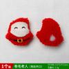 Bonito broche de pelúcia acessórios de natal boneca de desenho animado boneca faça você mesmo bolsa pingente acessórios de roupas atacado
