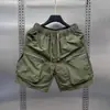 Shorts bordados retrô americanos de secagem rápida para homens, calças esportivas de basquete finas e respiráveis para o verão, shorts retos de corte solto no comprimento do joelho