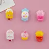 Resina Comida Brinquedo Material DIY Cola Creme Acessórios para Joias Sorvete Bolo Rolo Copo de Água Adesivo Capa de Celular Grampo de Cabelo