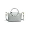Nova bolsa tecida à mão moda bolsa de mão bolinho alta qualidade bolsa Longxiang textura bolsa de ombro mensageiro da moda