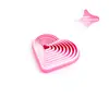 Juguete Impreso en 3D Corazón Redondo en Forma de Corazón Juguete para Aliviar el Estrés Torre de Rábanos Fidget Fractal Hexágono Juguete para Aliviar el Estrés