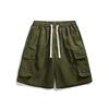 Pantalones Cortos de Trabajo Personalizables con Logo, Pantalones Casuales de Cinco Puntos de Verano para Hombre, Pantalones Funcionales, Pantalones Holgados de Pierna Recta con Múltiples Bolsillos, Modernos de Secado Rápido
