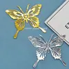 Ramo estilo chino Xiuhe con Piezas de Flor Mariposa Brillantes Caladas, Ramo Bordado Estilo Tradicional, Decoración de Abanico de Boda, Marcador de Libros