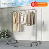 Tendedero de Tubo de Acero Galvanizado para Uso Doméstico, Tendedero Colgante para Balcón, Tendedero Simple Doble Barra de Tubería de Agua para Exteriores para Secar Ropa y Colchas