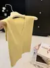 Top de punto sin mangas de color liso con cuello, adelgazante, moda de verano 2026, nuevo chaleco cárdigan para mujer