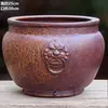 Macetas de Cerámica Florales Vintage Hechas a Mano con un Tacto Lujoso para el Jardín, Adecuadas para Phalaenopsis y Buganvilias, con Ramas Altas, Macetas Grandes de Cerámica Gruesa