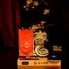 Caixa de Presente de Luxo Combinando Presente de Aniversário Lembrança de Evento Logotipo Impresso Presente Empresarial Luminária de Noite em Madeira Sólida Personalização