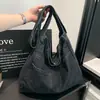Bolso Cruzado de Mezclilla Lavada de Gran Capacidad Bolso para Clase de Estudiante Nuevo 2026 Bolso para Mujer Estilo Coreano Bolso de Hombro Sencillo