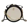 Bolso de Cadena Estilo Coreano Estilo Fresco para Mujer 2023 Nuevo Verano Celebridad de Internet Bolso Redondo Pequeño Versátil Elegante Casual Bolso Cruzado