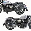 Coche musculoso Wolf adecuado para Benda BOX400 bolsa lateral bolsa lateral se puede instalar casco medio casco casco integral bolsa para casco con marco de liberación rápida modificación