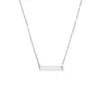 St.Delan Joyería Transfronteriza Moda Simple Geométrico Rectangular Colgante Femenino Acero Inoxidable Collar Collar Distribución