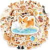 Pegatinas Lindas de Cachorros para Fiesta de Nuevo Estilo Transfronterizas, Adorables Pegatinas Decorativas Impermeables Estilo Ins de Mascotas para Maletas y Botellas de Agua