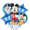 Traje temático de Mickey Mouse de comercio exterior, globo, decoración de pared de fondo de cumpleaños infantil de Mickey Minnie, globo