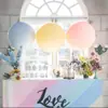 Balões de látex redondos grandes de 36 polegadas para macaron em cores de doce, balões pop-up para decoração da celebração dos 100 dias do bebê