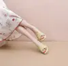 Pantuflas de PVC con Suela de Aire, Transpirables, de Tacón Cuña y Suela Gruesa para Mujer, Modernas Pantuflas Suaves para Interiores y Exteriores para Mamás