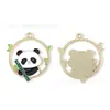 Acessórios de Joias Folha Verde Panda DIY Design Original Estilo Chinês Pulseira Pingente Chaveiro Corrente de Celular Pingente