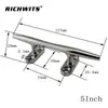 RICHWITS 316 Parafuso de Corda Redonda Chifre Parafuso de Corda Poste de Perfuração Iate Barco Parafuso Assento Hardware Marinho