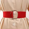 Sello de Cintura Negro Elástico Cinturón Marrón para Mujer Ancho Decorativo Ajustado Chaleco Suéter Moda Combinación Vestido