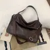 Bolso Tote de Gran Capacidad Nuevo 2025, Bolso Retro de Moda y de Alta Gama, Bolso de Hombro Versátil Estilo Europeo y Americano para Mujer